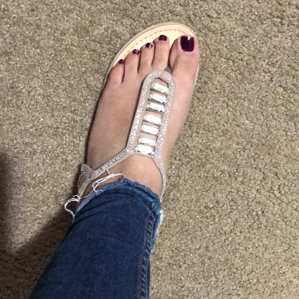 Madden Girl Rhinestone sandals